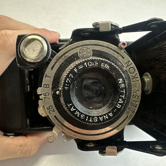 Zeiss Ikon 27BT camera 6x9 Nettar-Anastigmat 6.3/10.5 cm ! Untested - Picture 15 of 16